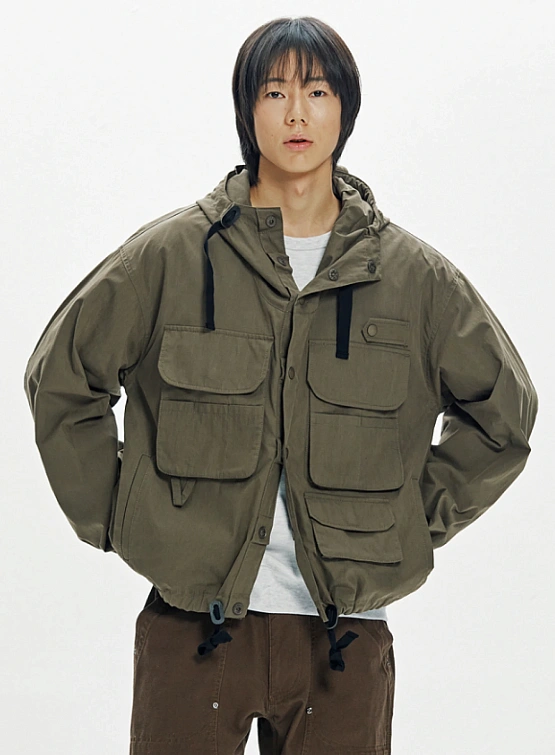 Парка FrizmWORKS Wading Hooded Parka Olive