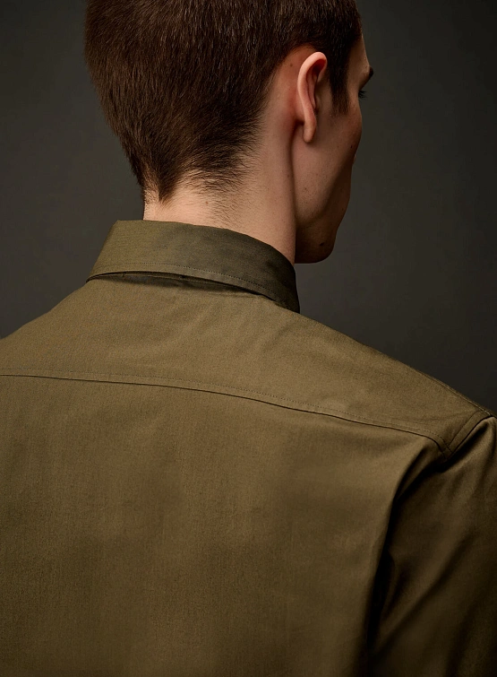 Рубашка C.P. Company The Metropolis Series Gabardine Ivy Green