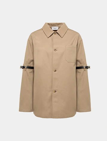 Овершот Coperni Open Elbow Jacket Beige