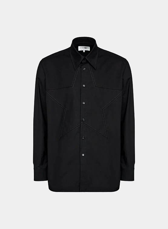 Рубашка MM6 Maison Margiela Classic Shirt Black