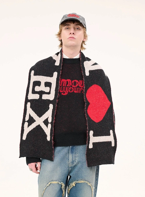 Шарф Carne Bollente Rebound Romance Black