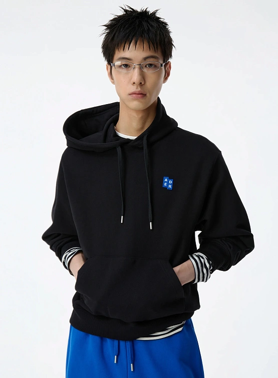 Худи ADERERROR Sig BL Tag Hoodie 01 Black