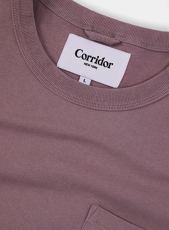 Футболка Corridor Garment Dye Tee Purple