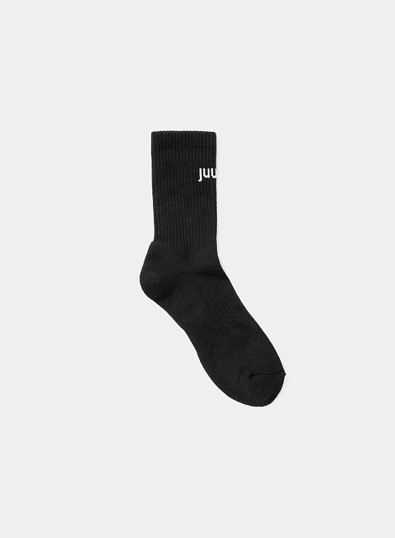 Носки Juun.J Logo Crew Socks Black