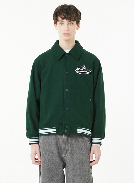 Бомбер LMC Classic Wool Varsity Jacket Dark Green