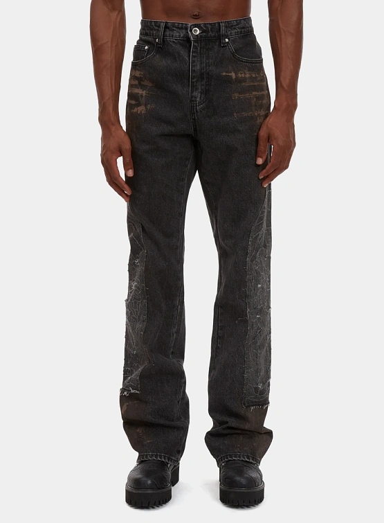 Джинсы WHO DECIDES WAR Mechanic Coal