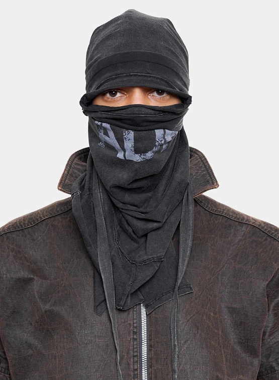 Балаклава ARNODEFRANCE Ninja 'ADF' Washed Black