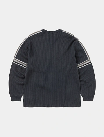 Лонгслив thisisneverthat Striped Knit L/S Top Navy