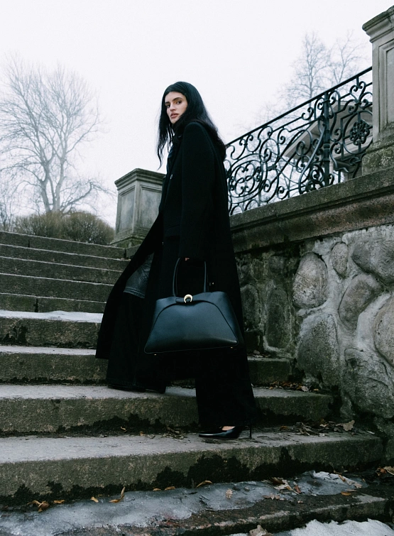 Cумка Marine Serre Smooth Leather Aurora Black