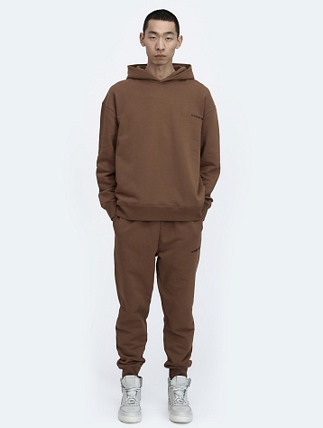 Худи A-COLD-WALL* Essentials Small Logo Light Brown