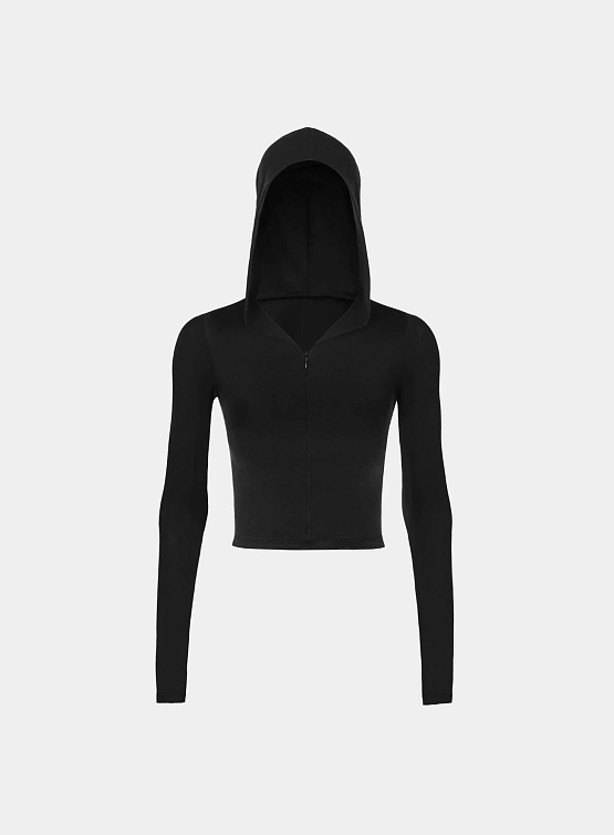 Женский лонгслив XSAI Hoodie Top Dusty Black