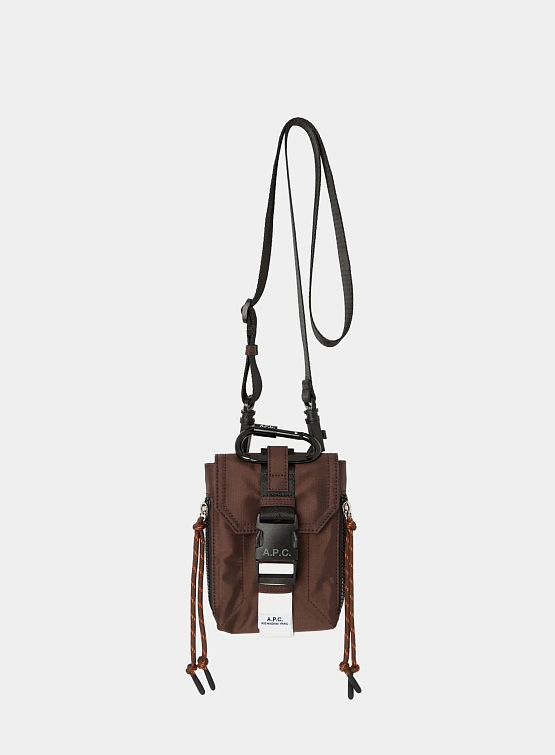 Сумка A.P.C. Crossbody Pouch Trek Brown