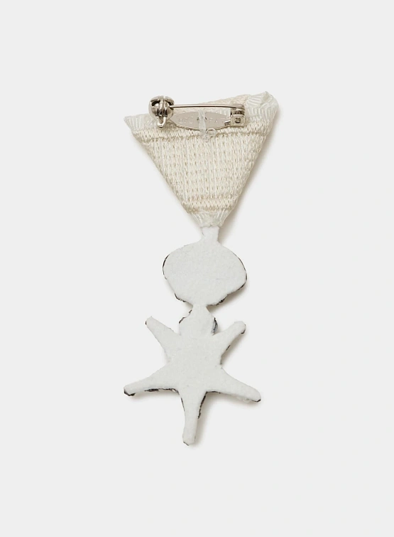 Женская брошь UNDERCOVER Star Off White