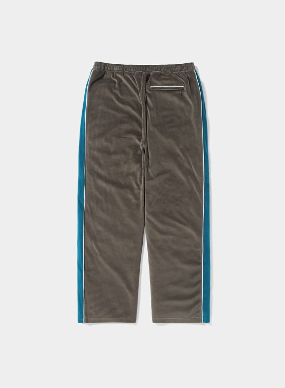 Брюки thisisneverthat Velour Track Pant Brown