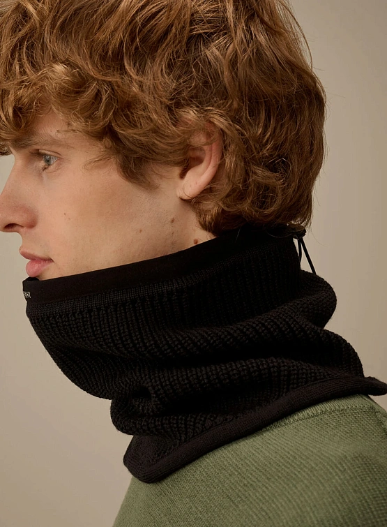 Шарф-снуд C.P. Company Extrafine Merino Wool Black