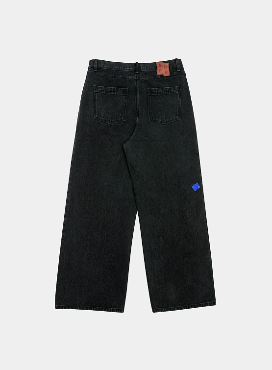 Джинсы ADERERROR Sig; SV Tag Jeans 02 Black