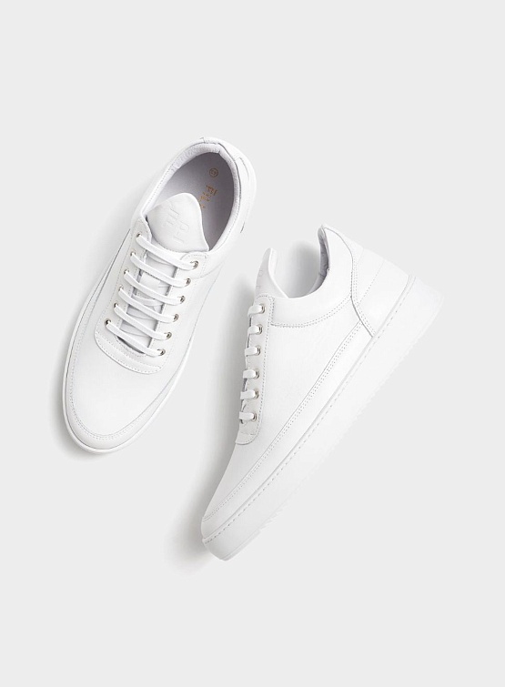 Кеды Filling Pieces Low Top Ripple Nappa All White