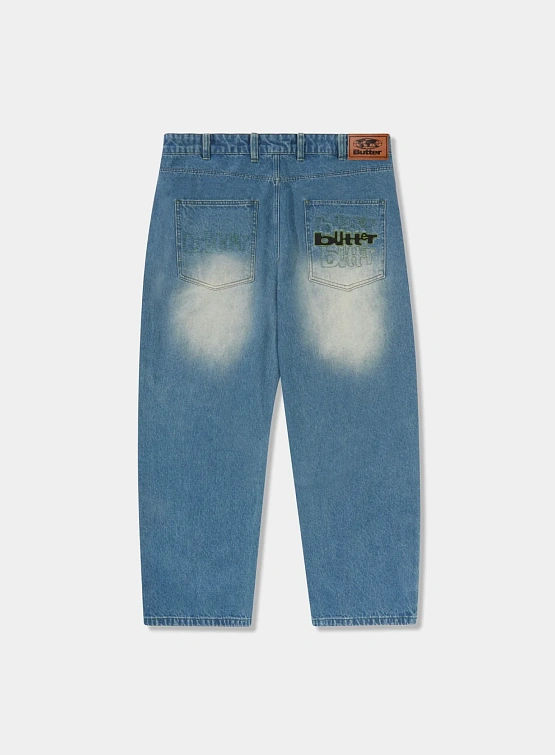 Джинсы Butter Goods Warped Jeans Washed Mid Blue