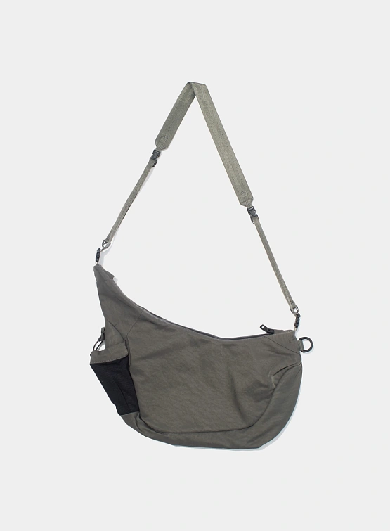 Сумка F/CE. Textured Twill Horn Mini Charcoal