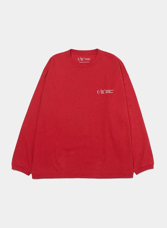 Лонгслив F/CE. Re Logo L/S T Red