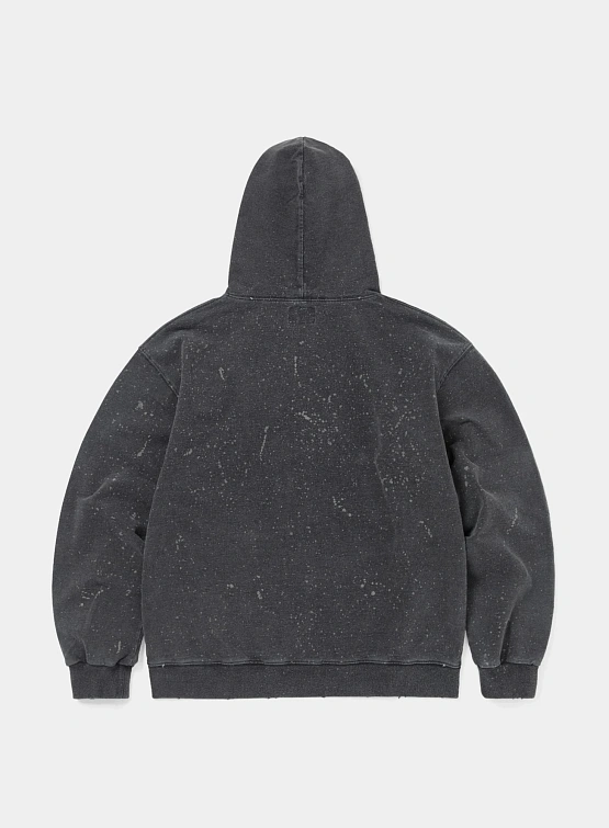 Зип-Худи thisisneverthat Indigo Dyed Zip Up Black
