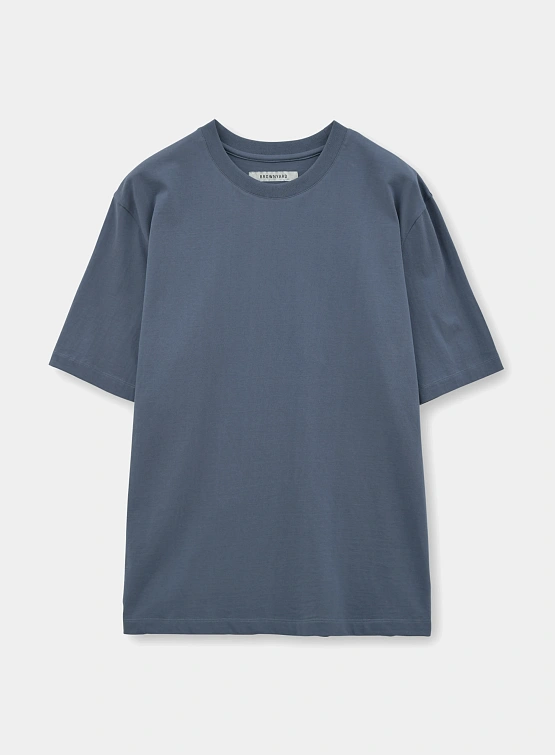 Футболка BROWNYARD Essential T-shirt Blue Grey