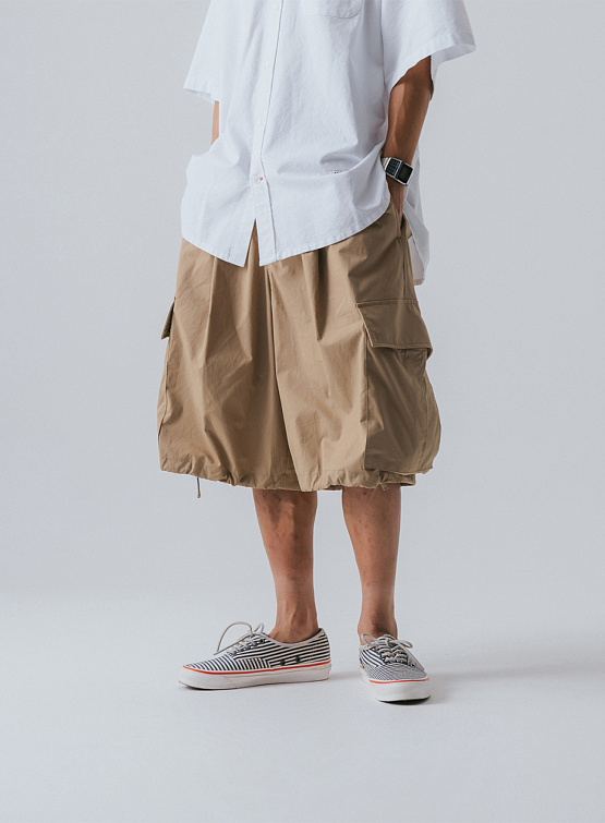 Шорты ANGLAN Field Wide Cargo Half Pants Beige