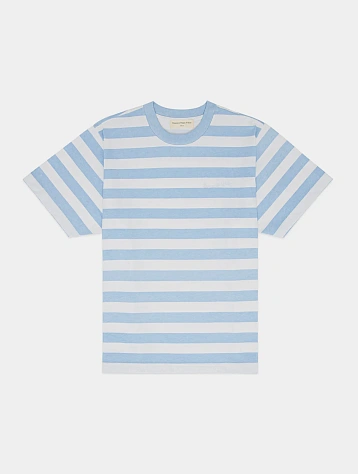 Футболка MUSEUM OF PEACE & QUIET Wordmark Striped Blue