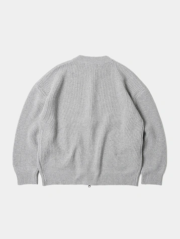 Кардиган FrizmWORKS Wool Deck Zip Up Light Gray