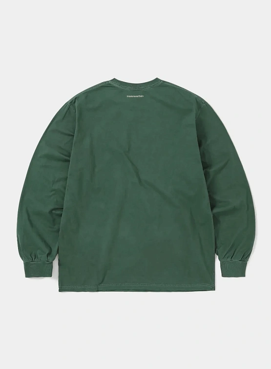 Лонгслив thisisneverthat T-Logo L/S Tee Blue Green