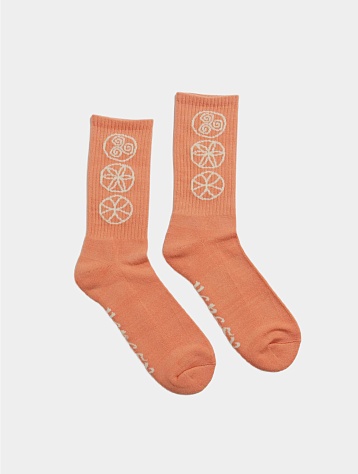 Носки Heresy Rune Socks Orange/ Ecru