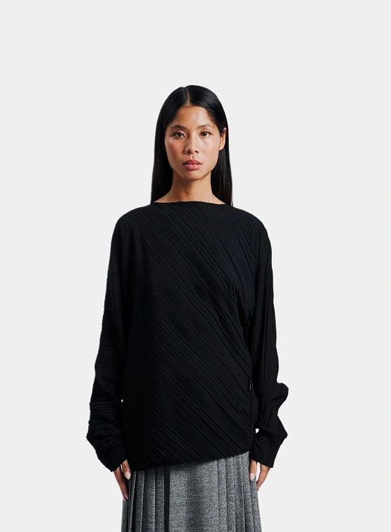 Женский топ OPEN YY Pleats Top Black