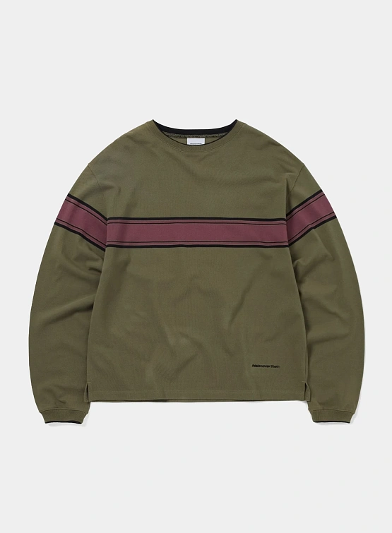 Лонгслив thisisneverthat PK Line L/S Olive