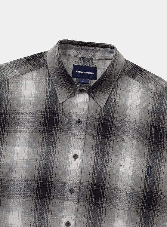 Рубашка thisisneverthat Nep Shadow Check Navy