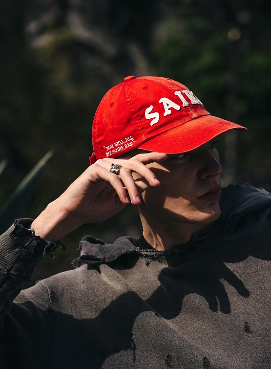 Кепка SAINT MXXXXXX 6 Panel Cap Saint Red