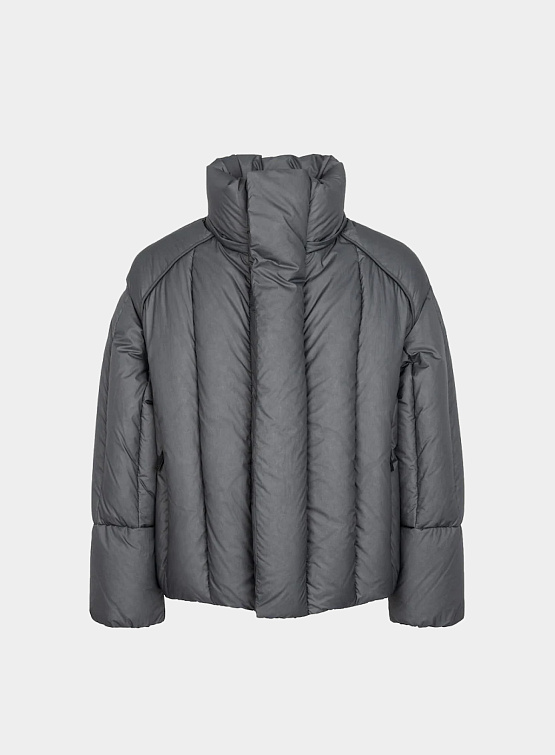 Пуховик JUUN.J Vertical Paneled Goose Down Grey