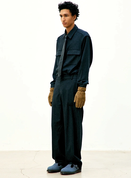 Рубашка COOR Classy Out Pocket Shirt Charcoal Grey