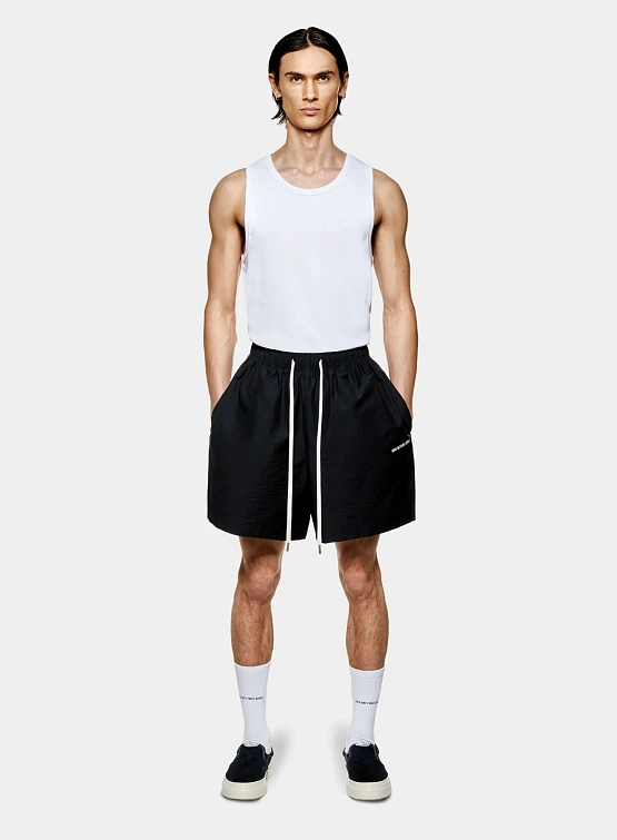 Шорты MKI MIYUKI ZOKU Washed Cotton Nylon Black