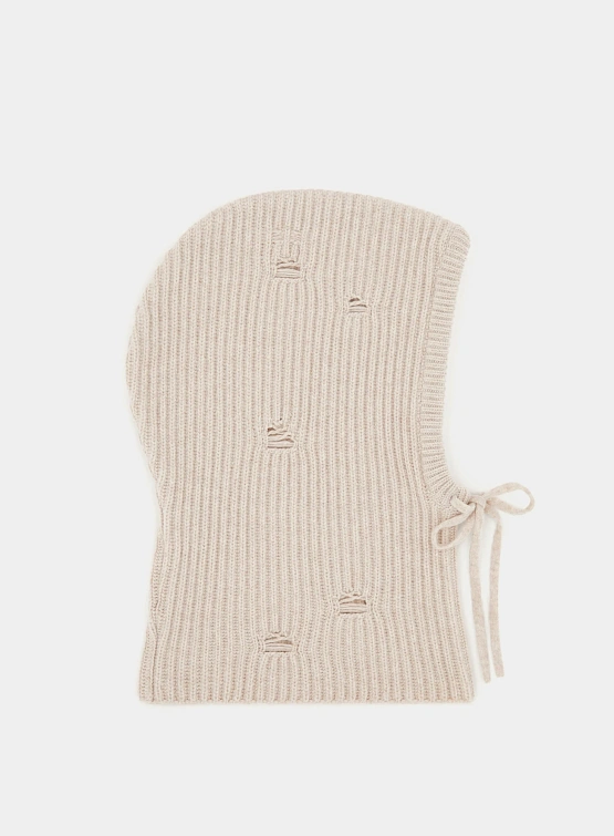 Балаклава MM6 Maison Margiela Beige Melange