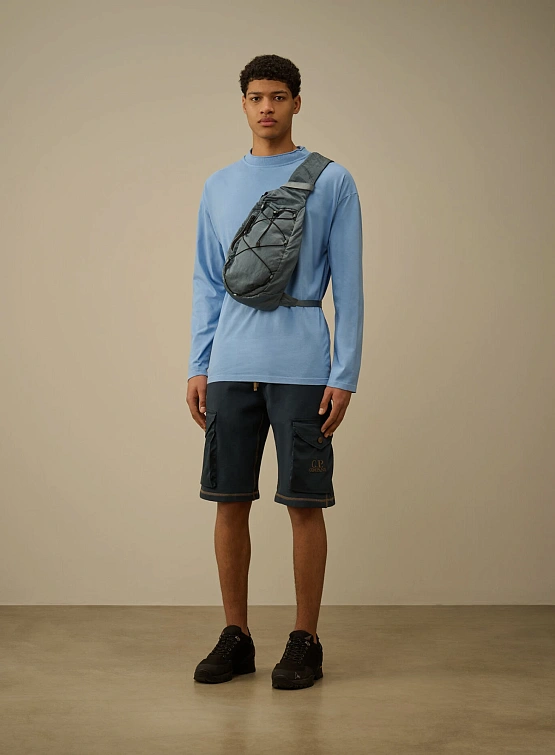 Лонгслив C.P. Company 20/1 Jersey Boxy Logo Pacific Coast