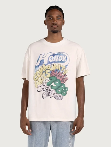 Футболка HONOR THE GIFT Comm Arts Creative Bone