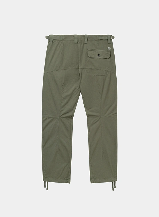 Брюки C.P. Company Cotton Gabardine Regular Cargo Thyme