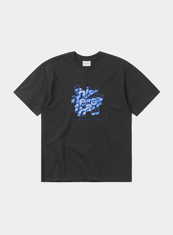 Футболка thisisneverthat Crushed Pixel Tee Black