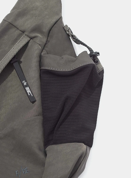 Сумка F/CE. Textured Twill Horn Mini Charcoal