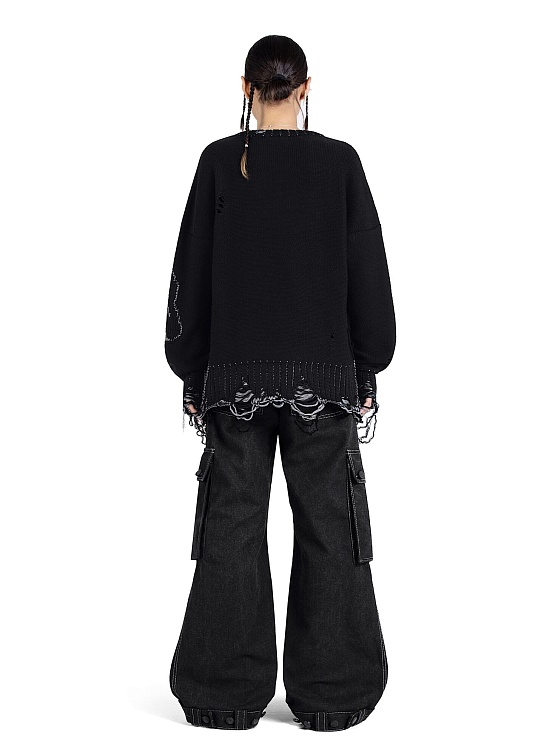 Свитер MADFRENZY Grunge Cortex Black