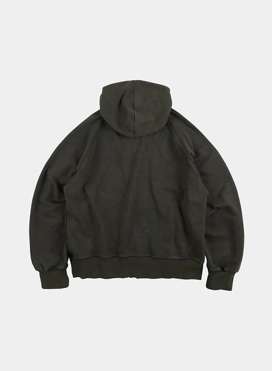 Зип-худи FrizmWORKS Vintage Dyeing Parka Black/Brown