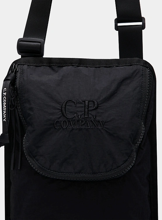 Сумка C.P. Company Plain Paper Touch Shoulder Black