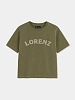 Футболка lorenz Appliqué T-Shirt Washed Green