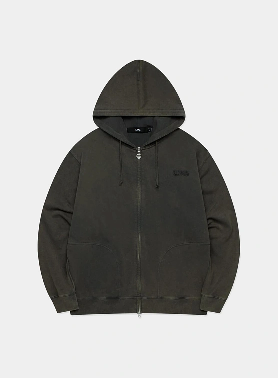 Зип-худи LMC Washed OG Applique Zip Up Charcoal