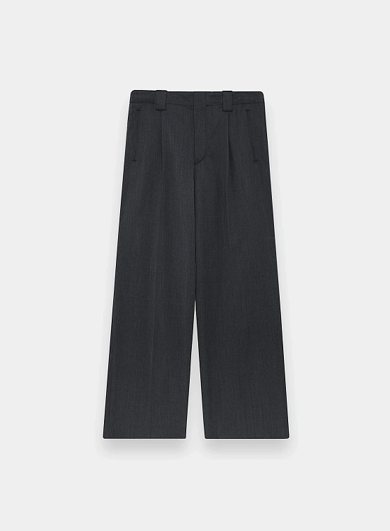 Брюки UNDERCOVER Pleated Wool Trousers Charcoal